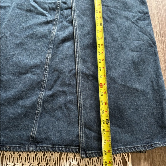 NEW Good American fit and flare denim maki skirt - Picture 4 of 8